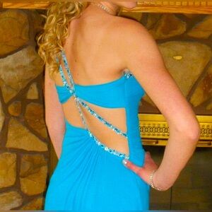Prom Dress - Blue - Size 4